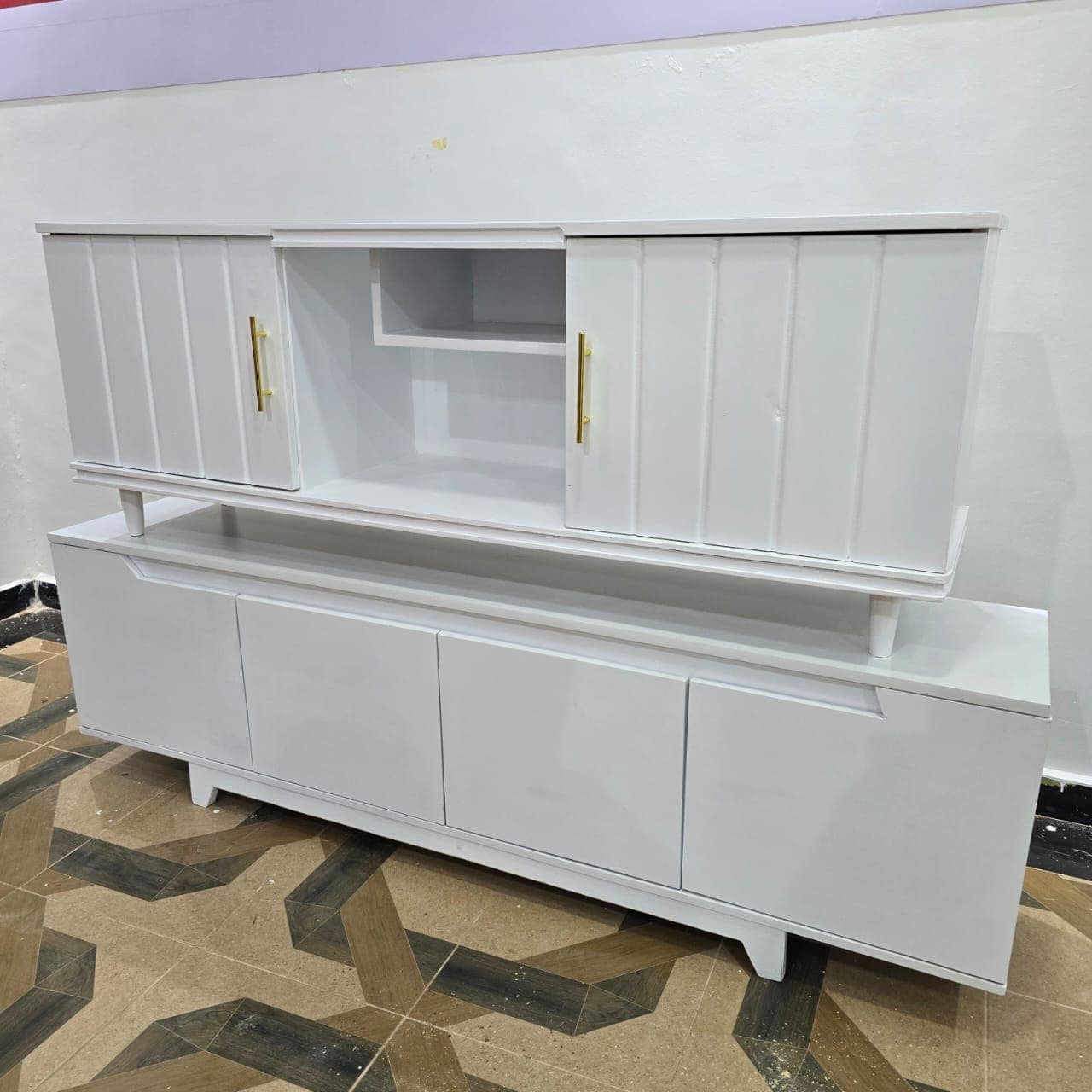 White TV Stand